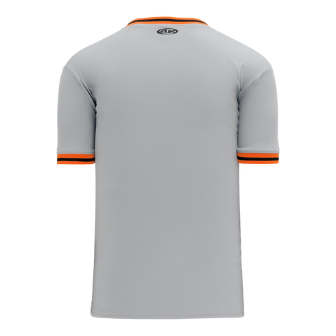 Athletic Knit V-Neck Baseball Jersey with Knitted Trim (BA1333)